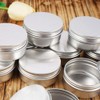 10 PCS 100ml Aluminum Tin Jars Round Metal Cosmetic Lids