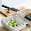3pcs Fruits & Vegetable Colander Set,2 in 1 Fruit Washing