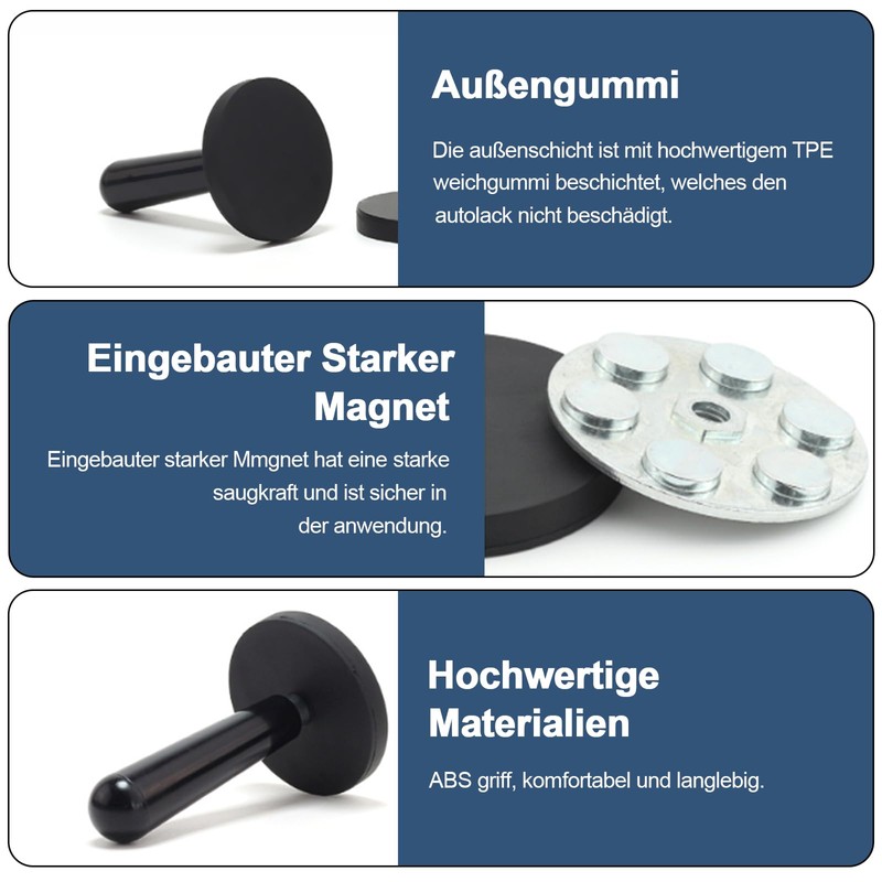 Mounting Magnets, Set of 4 Car Management Magnets, Magnets with