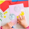 Totority 20pcs Clear Half Sphere Plastic Domes for Crafts Durable