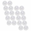 Earbudz 10 Pairs Silicone Medium Replacement Earbud Ear Tips (Clear)
