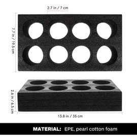 GANAZONO Multiple Holes Cup Holder Foam 8 Cup Carrier Tray Drink Carrier Takeout Cup Trays Coffee Carrier Beverage Packing Tool for Camping Restaurant Refrigerator Home Decor