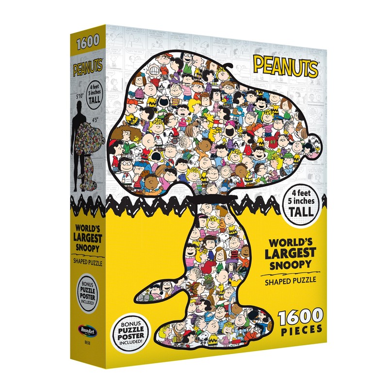 RoseArt - Peanuts - World's Largest Snoopy - 1600 Piece