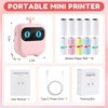 Thermal Mini Printer, X2 Inkless Sticker Maker with Thermal Papers