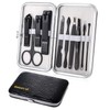 Manicure Set 10pcs Professional Nail Clippers Kit Pedicure Care Tools-Stainless