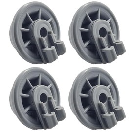 Dishwasher Wheels, Lower Basket Wheels, Lower Basket Wheels, Pack of 4 Lower Basket Wheels, Dishwasher Replacement Parts, Compatible for Bosch Siemens Neff Beko 611475