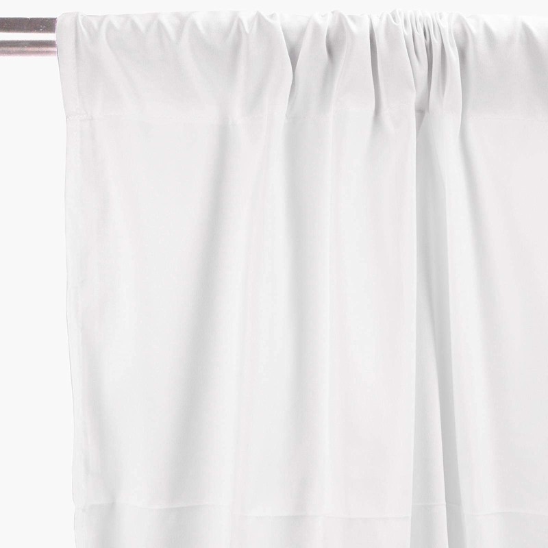 BOLLUMA 1.8x2.7m White Screen Background Photography Backdrop, 100% Cotton Muslin