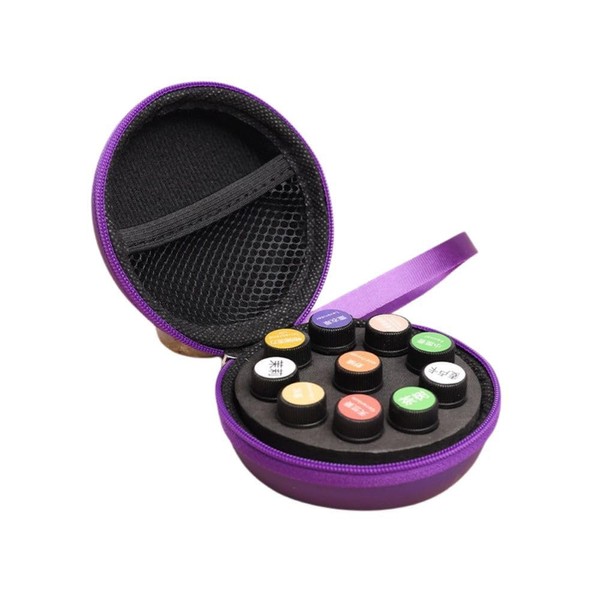 EVA Essential Oils Organizer Bag Round Travel Portable Essential Oils