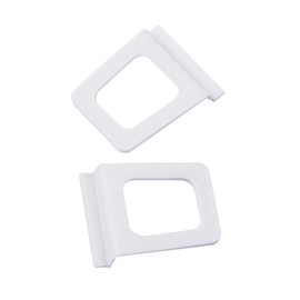 Ypzxola Window Screen Lift Tabs - Hollow, Universal, White Plastic Pull Tabs (30 Pack)