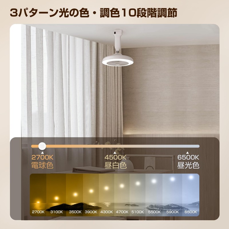 AONCIA Ceiling Fan Light, LED Mini Light, Hanging Ceiling Light,