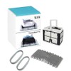 Viskeysta Robotic Cleaner Accessories Kit - Compatible with Dolphin E10,Dolphin Nautilus cc,Includes Roller Brush, Tire Belt & Filter Basket