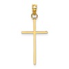 IceCarats 14K Solid Yellow Gold Stick Latin Mexican Holy Cross