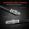 A-Premium Rear Driver or Passenger Side Brake Hydraulic Hose Compatible