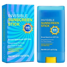 Sunscreen Stick SPF 50 - Broad Spectrum Sunblock Stick for Face & Body，Portable and Quick Application Sunscreen