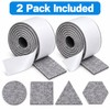 2-Pack Self-Adhesive Felt Furniture Strips for Floor Protection – 39.4