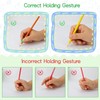 strrng 10 Pieces Pencil Grips for Children Handwriting,Pen Grips,Suitable for