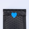 Blue Heart Stickers Valentine's Day Crafting Scrapbooking 1 Inch 500