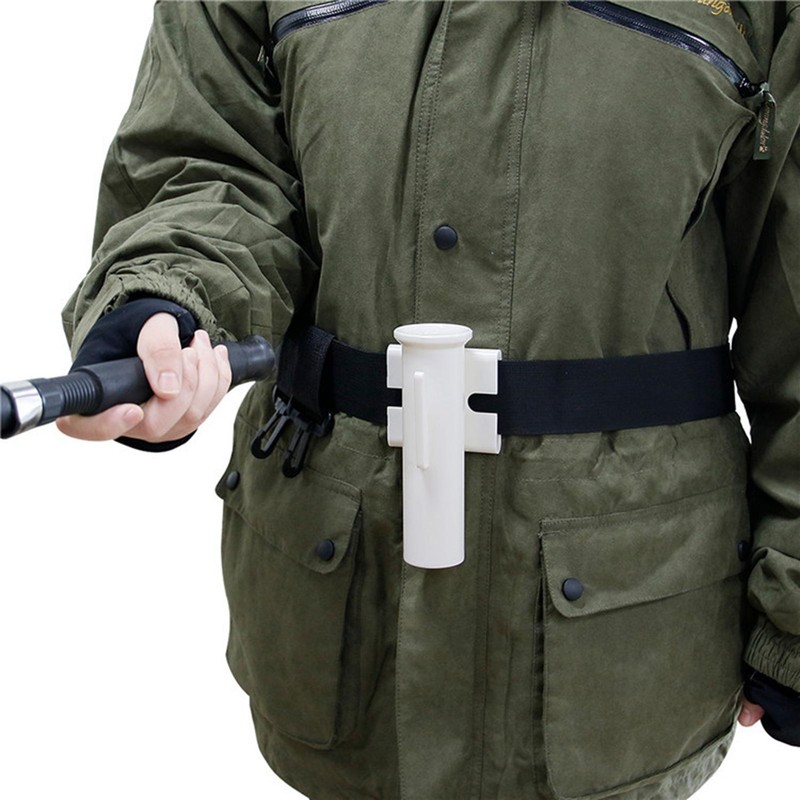 Fishing Rod Belt with Movable Ring Adjustable Fishing Fighting Belt