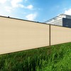 TANG 480 GSM 5' x 4' Beige Solid Vinyl Coated