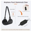 Foot Hammock for Plane Travel, Airplane Foot Hammock, Adjustable Foot