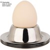 Hsthe Sea 6pcs Stainless Steel Egg Cup Holder Set for