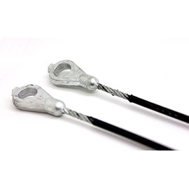 LATCHWELL Set of Tailgate Cables Pair Compatible with Jeep CJ CJ-7 CJ-8 CJ7 CJ8 1976 1977 1978 1979 1980 1981 1982 1983 1984 1985 1986