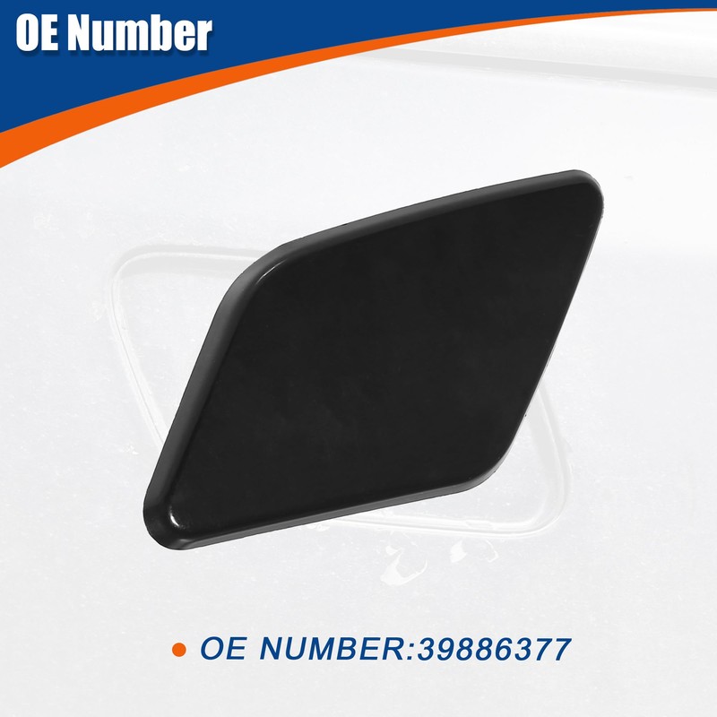 QUARKZMAN Car Left Side Bumper Headlight Washer Nozzle Cover for