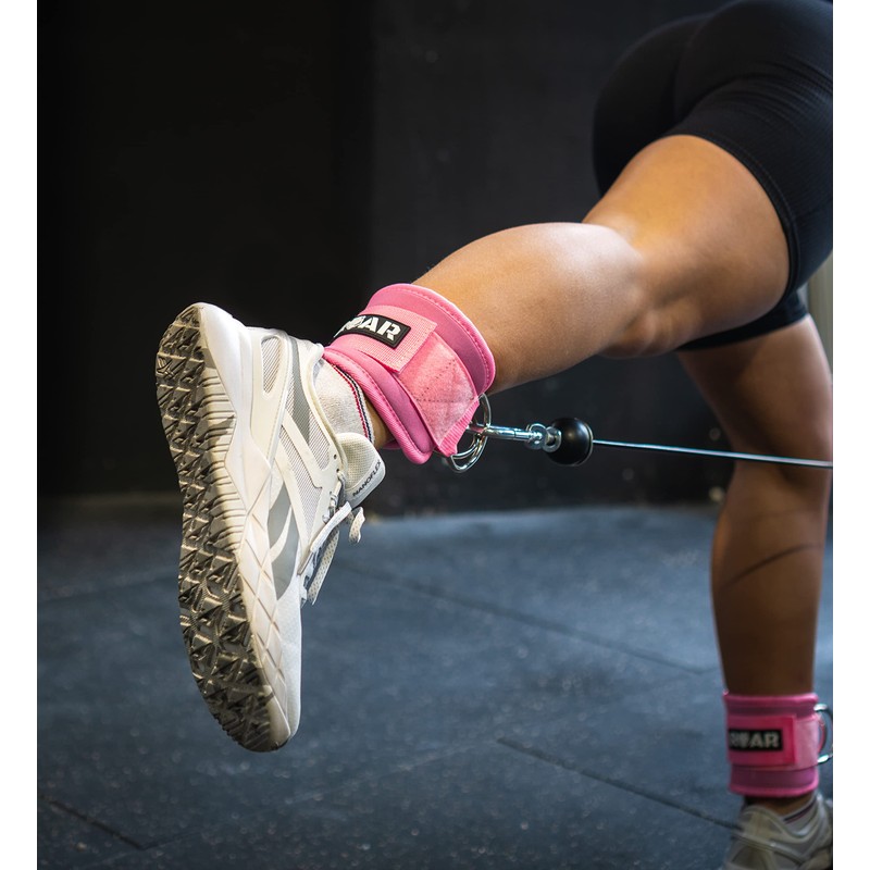 Roar® Foot Straps Cable Pull Neoprene Foot Cuffs Cable Pull,