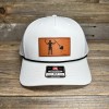 Richardson BLACKBEARDS FLAG LEATHER PATCH RICHARDSON ROPE TRUCKER HAT
