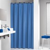 Sealskin Madeira Shower Curtain, Polyester, Blue, 120 x 200 cm