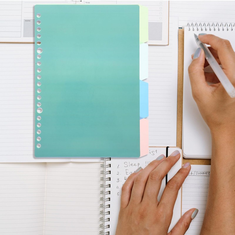 STOBOK Binder Divider Multi-Purpose File Divider Plastic Divider B5 Loose