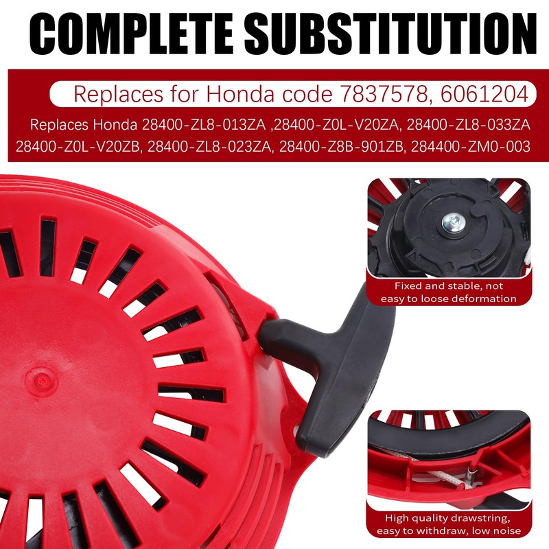 GCV160 Pull Start Recoil Starter Fit for Honda GCV135 GCV160