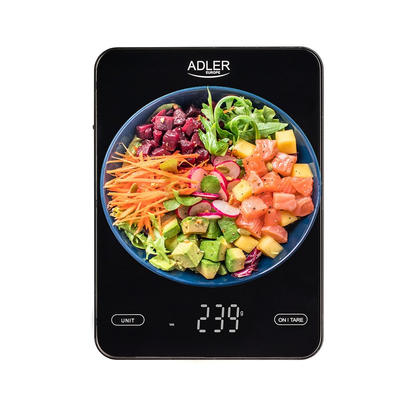 Adler AD 3177b Kitchen Scales 10 kg USB Charger