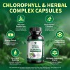 LUKAREE Chlorophyll Herbal Complex Capsules, 60 Vegan Energy & Immune