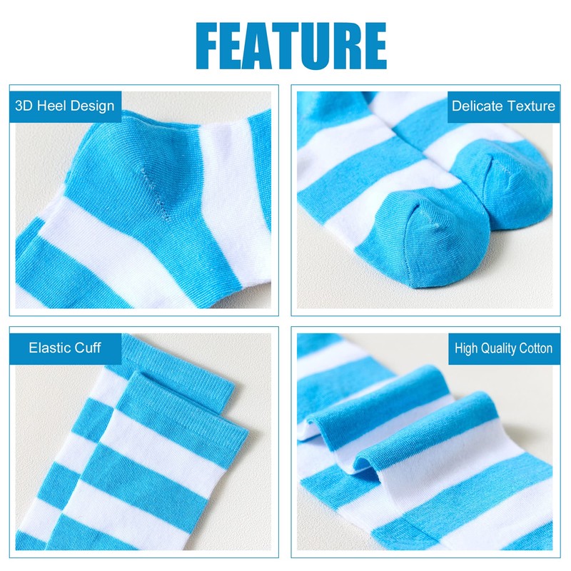 DOOVID Casual Knee High Socks for Women Tube Socks Elasticity