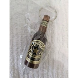 Sapporo Premium Beer Key Chain With Bottle Opener NEW