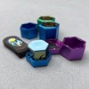 YEUEK Taom Pool Cue Hexagonal Chalk Holder Portable Cue Chalk