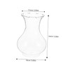 Kisangel Stylish Plastic Vases 4 Pack for Flower Arrangements Hydroponic