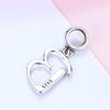 Lovans Sterling Silver DIY Charm Letter Initial A-Z Alphabet Dangle