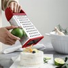 Spring Chef Professional Red 10" Parmesan Cheese Grater With Container,