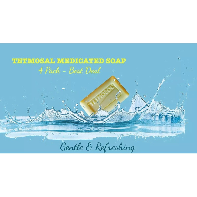 Tetmosol Jabón Medicado Antiséptico Tetmosol (paquete De 4)