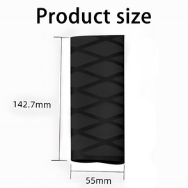 JNNJ 6 pieces shrinkable motorcycle grips, non-slip, heat-shrink tube, motorcycle handlebar, motorcycle handlebar protective cover, grip pad, grip cover, motorcycle handlebar grips, non-slip