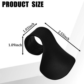 UZZH 2PCS Motorcyle Cruise Control, Motorcycle Throttle Assist, Throttle Mounted Holder for Handlebar, Handrest Wrist Hand Grips Accelerator Assistant for Motorcycle Scooter Electric Bike (Black)