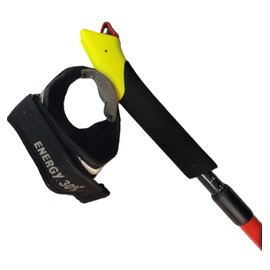 LEKI Nordic Walking Speed Pacer Vario Ultra Lightweight Carbon Poles Red 110cm