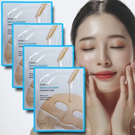 Picam Pore Disappearing Pack Retinol Collagen Overnight Gel Mask Pack Sebum 4 Sheets / 피캄 모공실종팩 레티놀 콜라겐 오버나이트 겔 마스크 팩 피지 4매