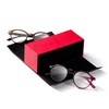 FEFI DUO Hard Case Double Glasses Case for Two Glasses