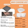 SINOSSO Memory Foam Chair Cushions for Folding Chairs 4 Pack,