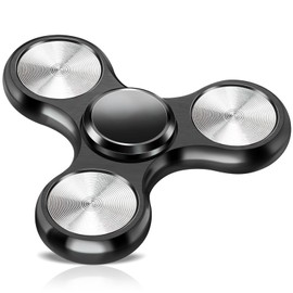Gigilli Metal Fidget Spinner, Silent Sensory Fidget Toys Adults Kids, Hand Spinners for ADHD Autism Anxiety Stress Relief, 2-5 Min High-Speed Spin, Birthday Gifts, Classroom Prizes