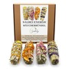 JEEBUTY Sage Energy Incense Bundles, Pack of 4, Approx. 10