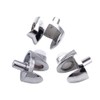 Glass Shelf Support, 16PCS Solid Glass Clamp Glass Hinge Glass